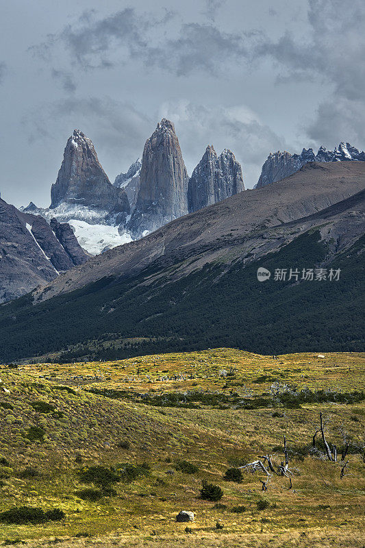 Torres del Paine峰会，巴塔哥尼亚，智利，XXL-Image